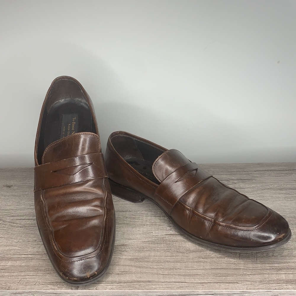 To Boot New York Adam Derrick Italy size 10 men’s Penny Loafer